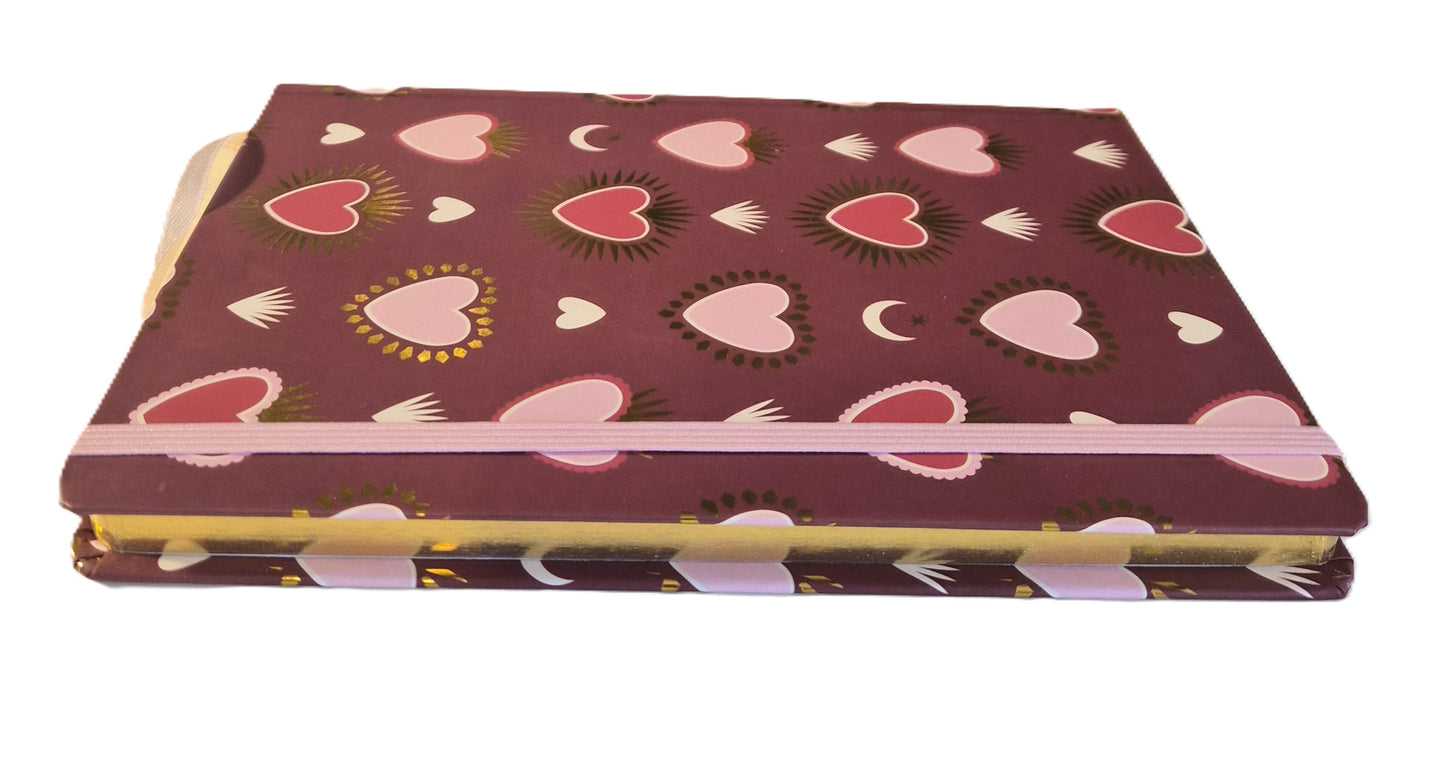 Sacred Heart A5 Notebook – Gold Edged