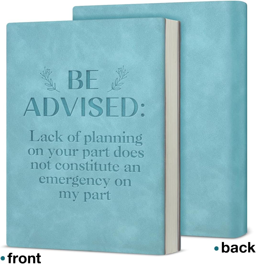 Be Advised – A5 Soft-Touch Faux Leather Notebook