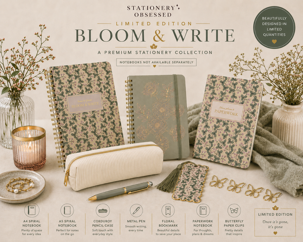 Bloom & Write - Green and Cream