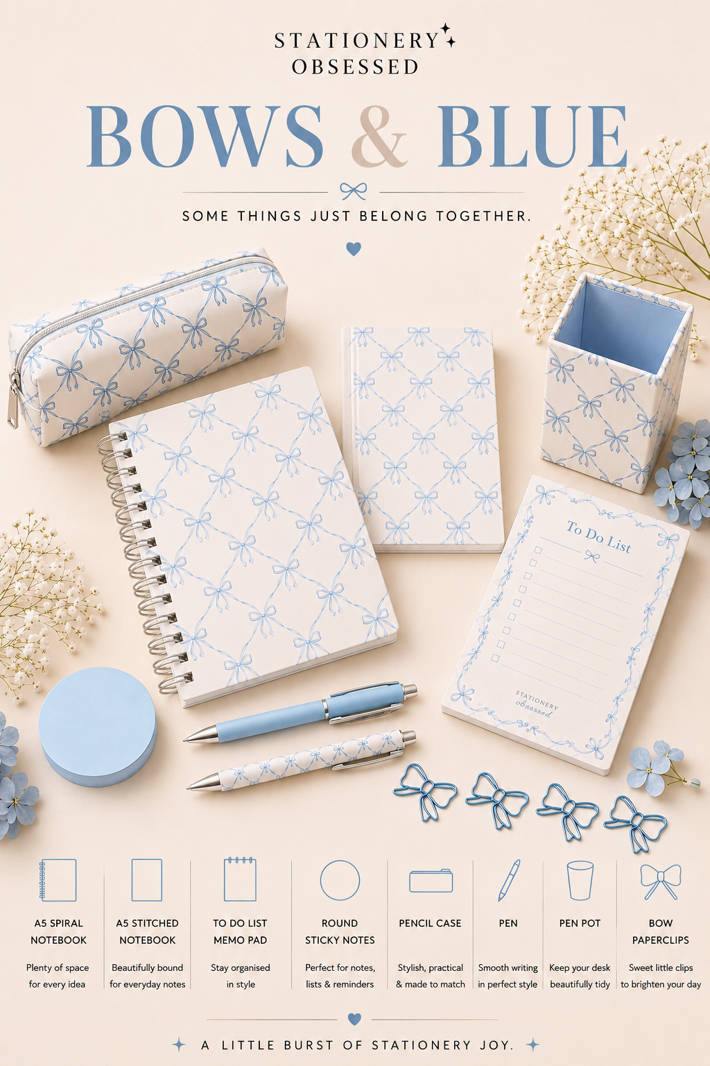 Bows & Blue Collection