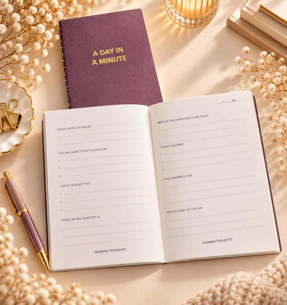A6 Journal Planner Collection – Set of 3