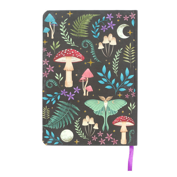 Dark Forest A5 Notebook - Gold Edge