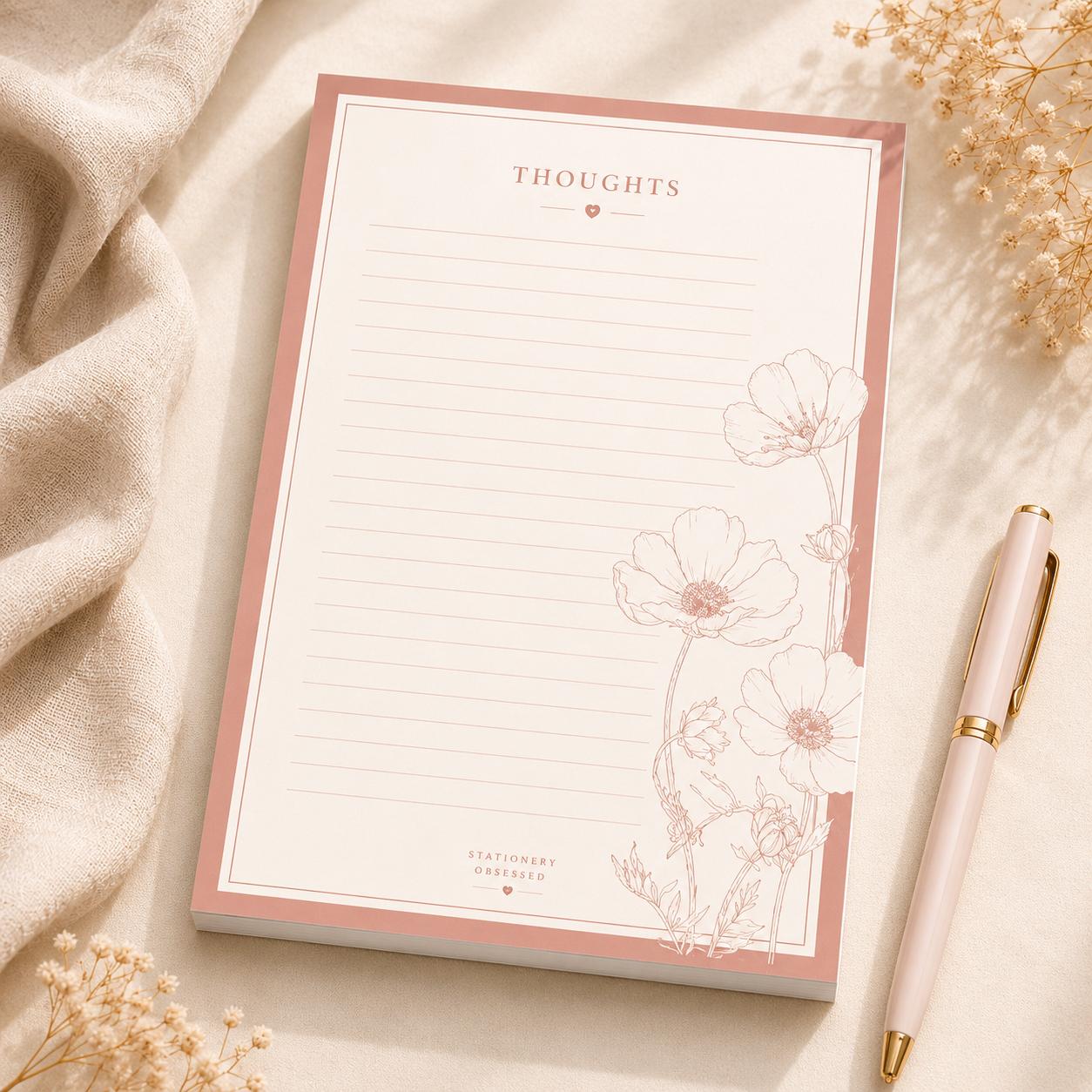 Blush and Bloom Memo Pad