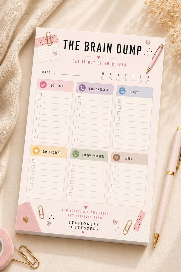 Brain Dump Memo Pad