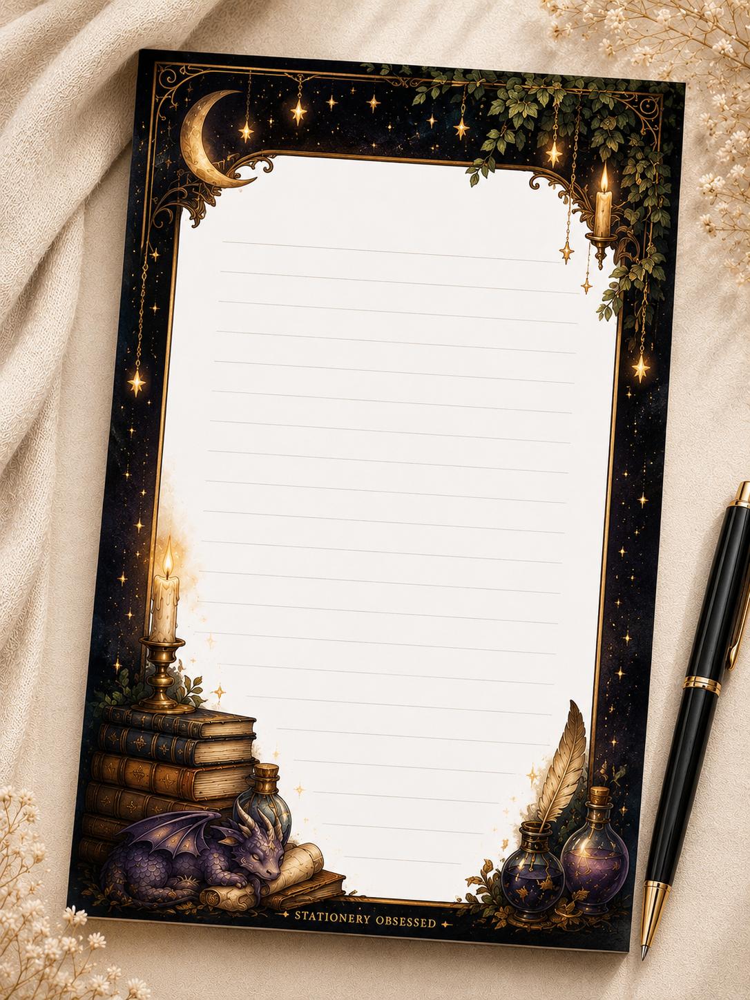 Enchanted Dragon Memo Pad