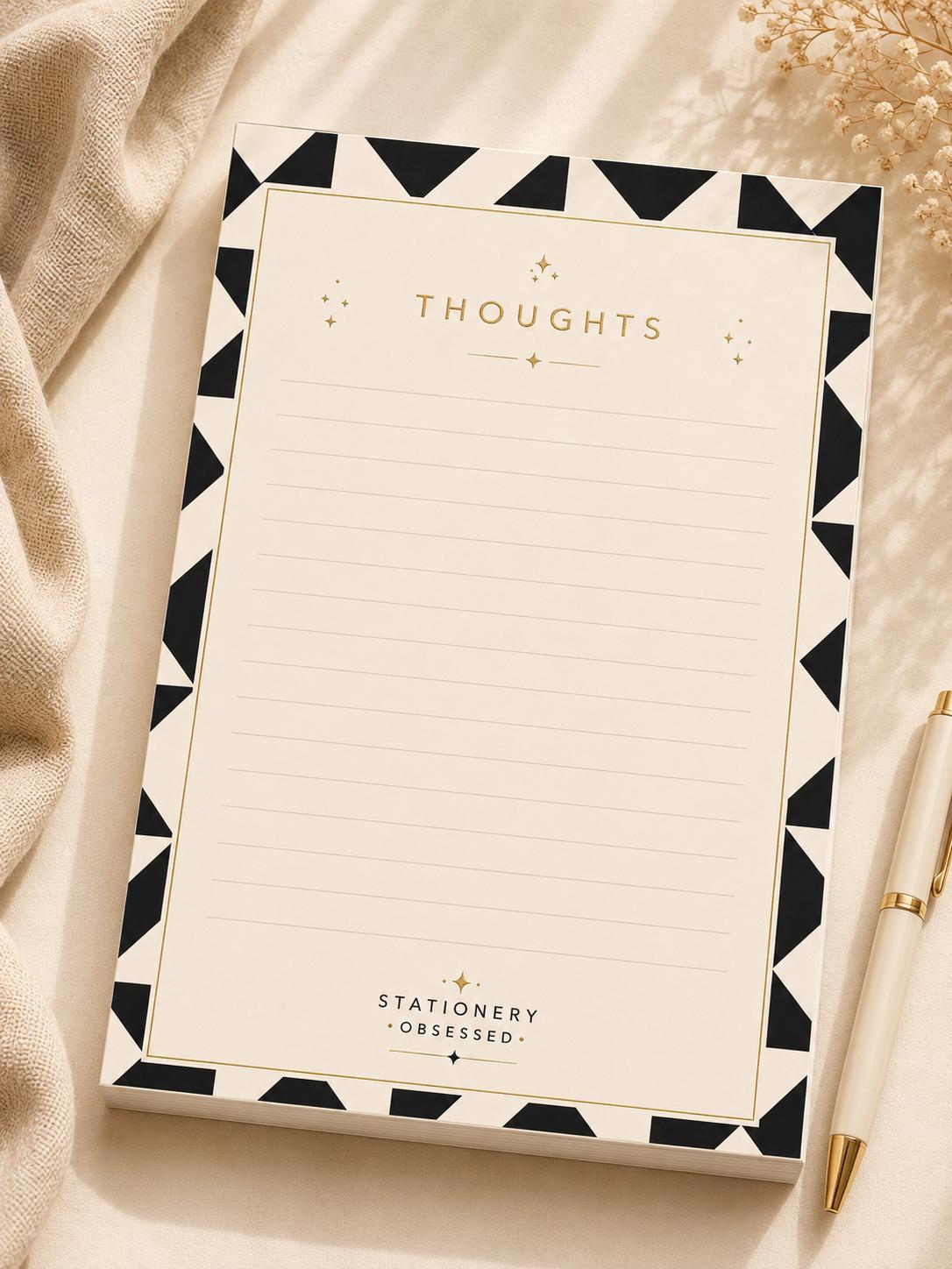 Midnight and Ivory Memo Pad
