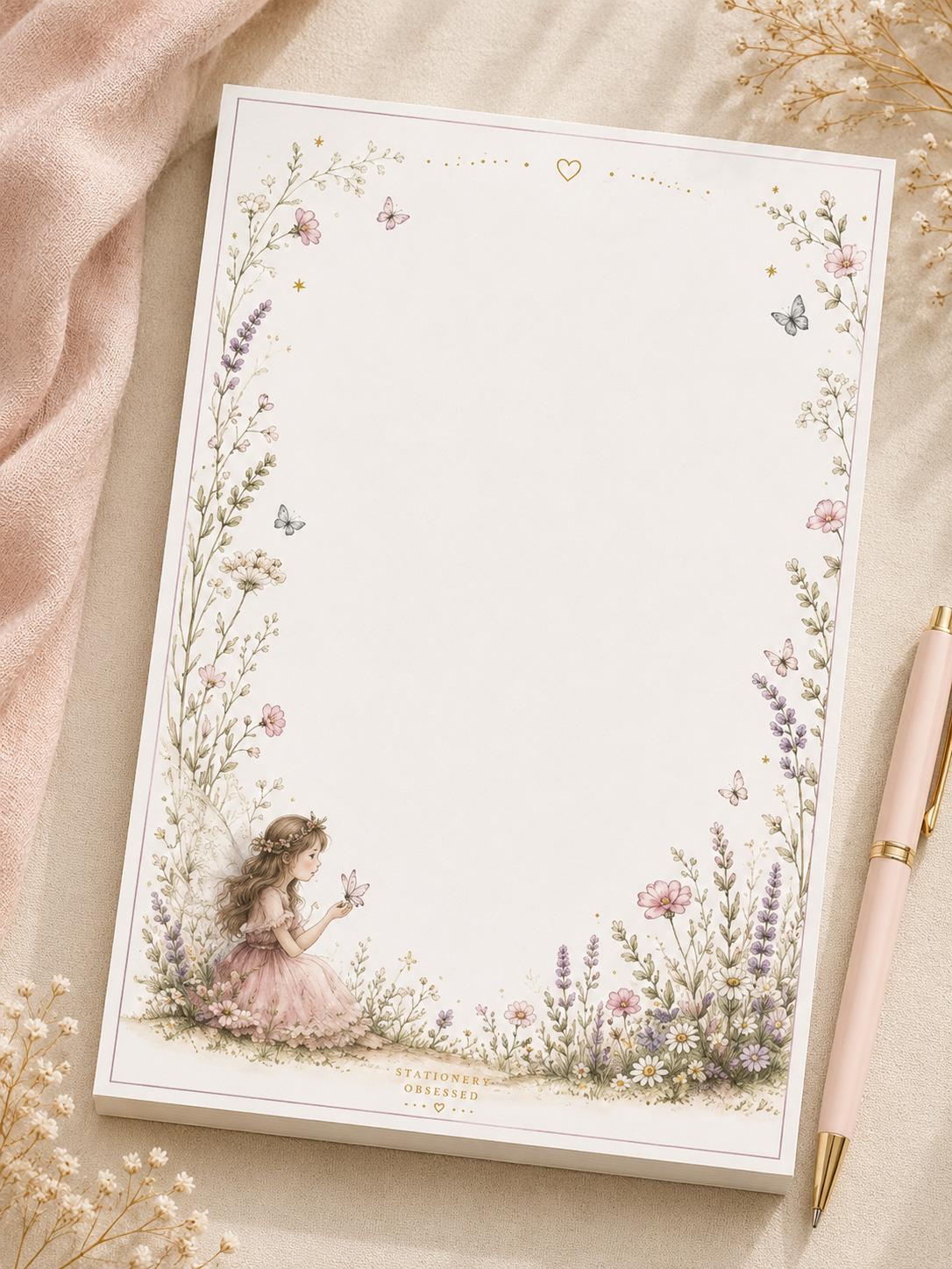 Whimsical Fairy Memo Pad