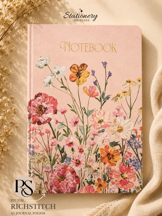 Wildflower Blush A5 Notebook