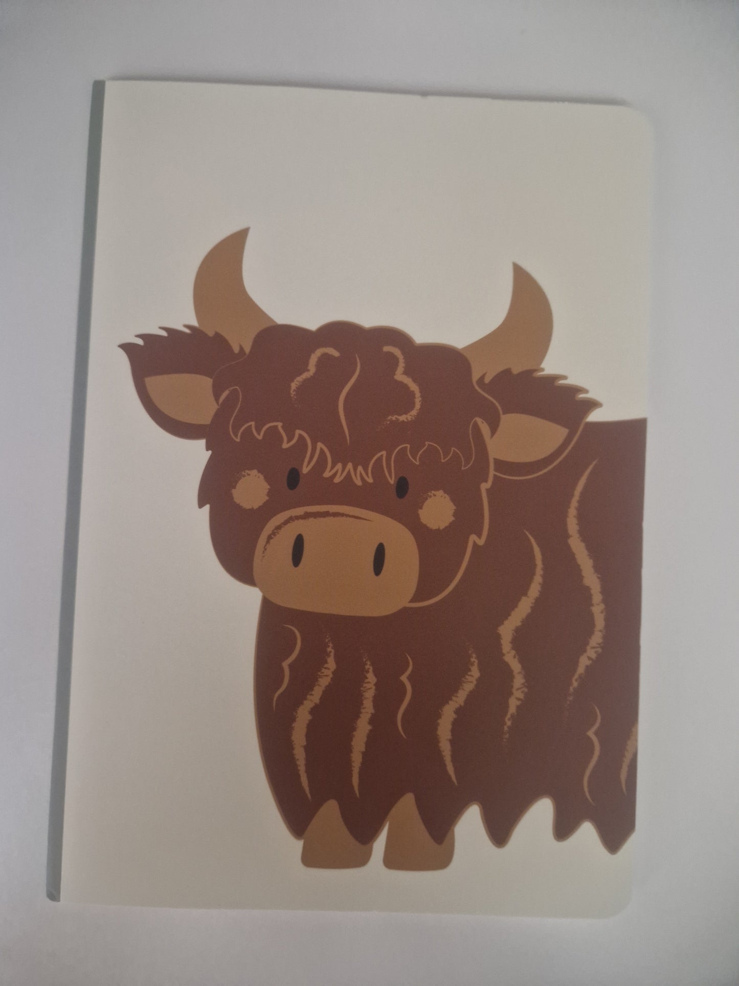 Waters and Noble Highland Cow Soft Bound Notenook (A5)