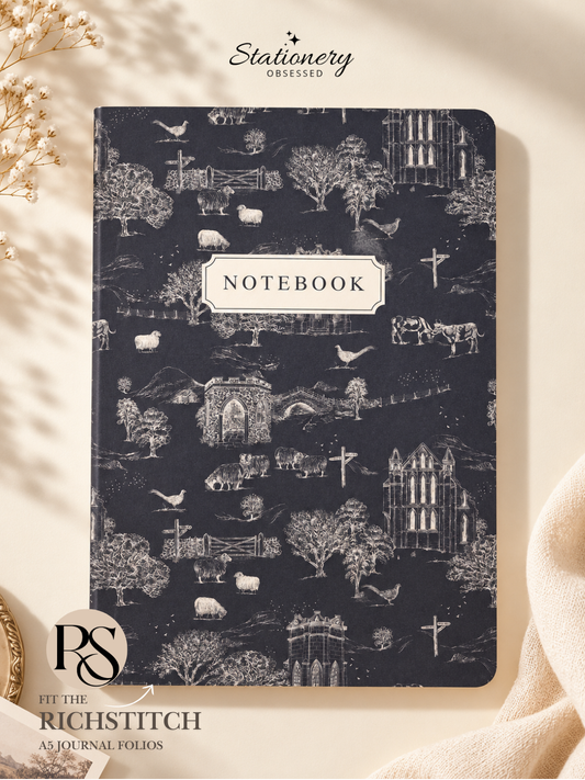 Vintage Toile A5 Notebook
