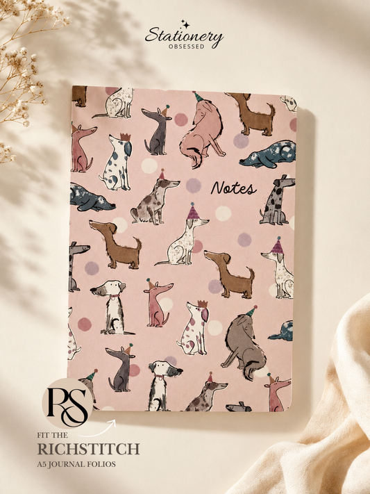 Party Pups A5 Notebook