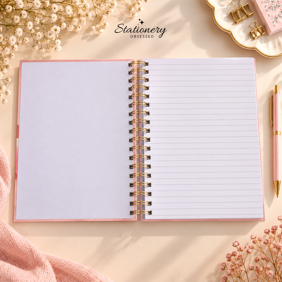 B5 Cute Squirrel Hardback Spiral Notebook