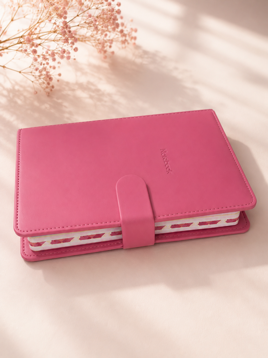 Waters & Noble PU A5 Refillable Organiser - Pink