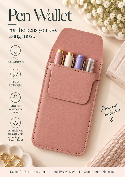 Pen Wallet - for the pens you love the most