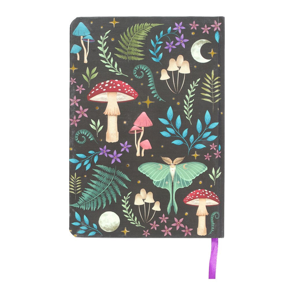 Dark Forest A5 Notebook - Gold Edge
