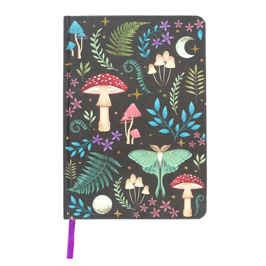 Dark Forest A5 Notebook - Gold Edge