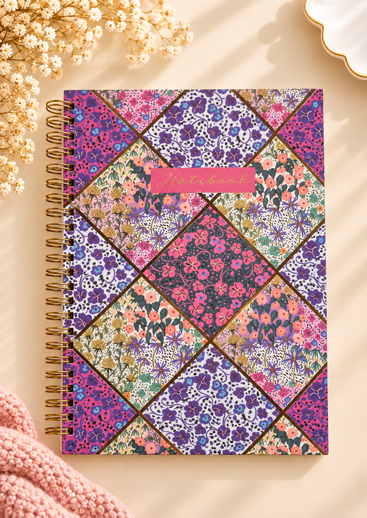 Design by Violet – Liberty Garden A4 Spiral Notebook