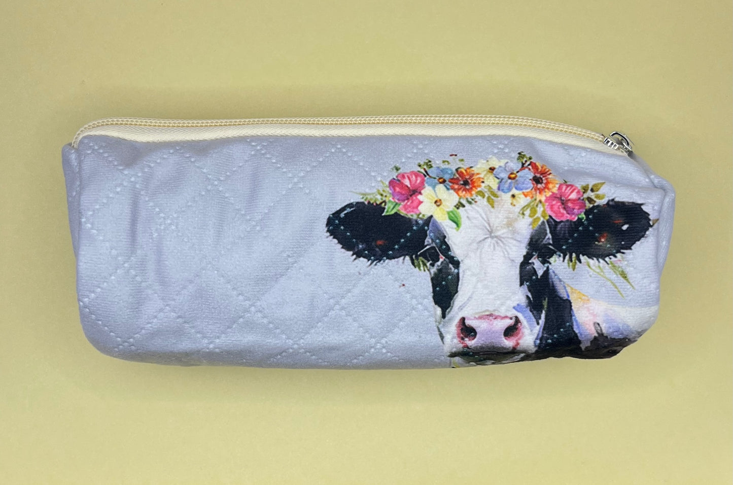 Blue Cow Pencil Case