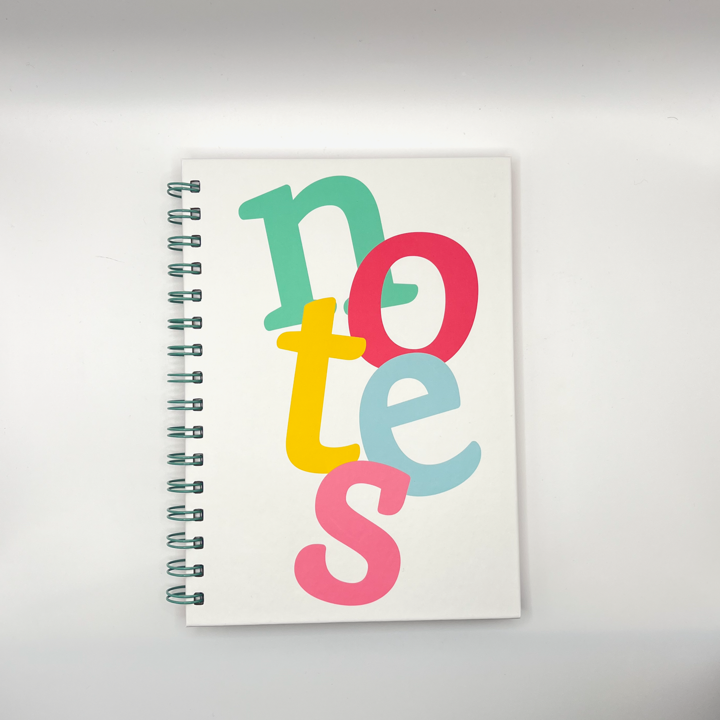 A5 White "notes' Notebook
