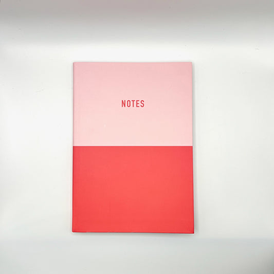 Pink Two-Tone Notebook