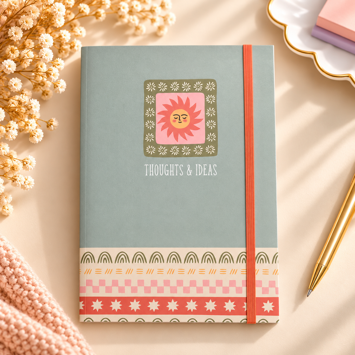 Design by Violet Sunshine A5 Lined Notebook – 100gsm