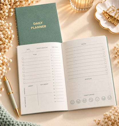 A6 Journal Planner Collection – Set of 3