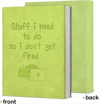 Stuff I Need To Do So I Don’t Get Fired – Funny A5 Soft-Touch Notebook