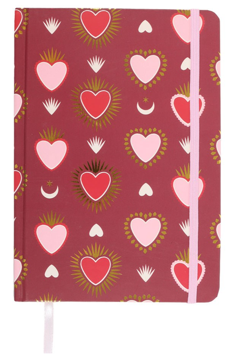 Sacred Heart A5 Notebook – Gold Edged