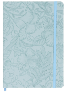 Teal Embossed B5 Notebook