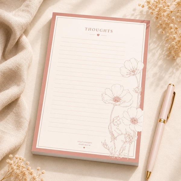 Blush and Bloom Memo Pad