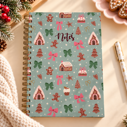 Gingerbread House – B5 Spiral Notebook
