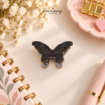 Small Butterfly Metal Notebook & Journal Clip