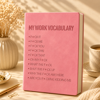 My Work Vocabulary – A5 Soft-Touch Faux Leather Notebook