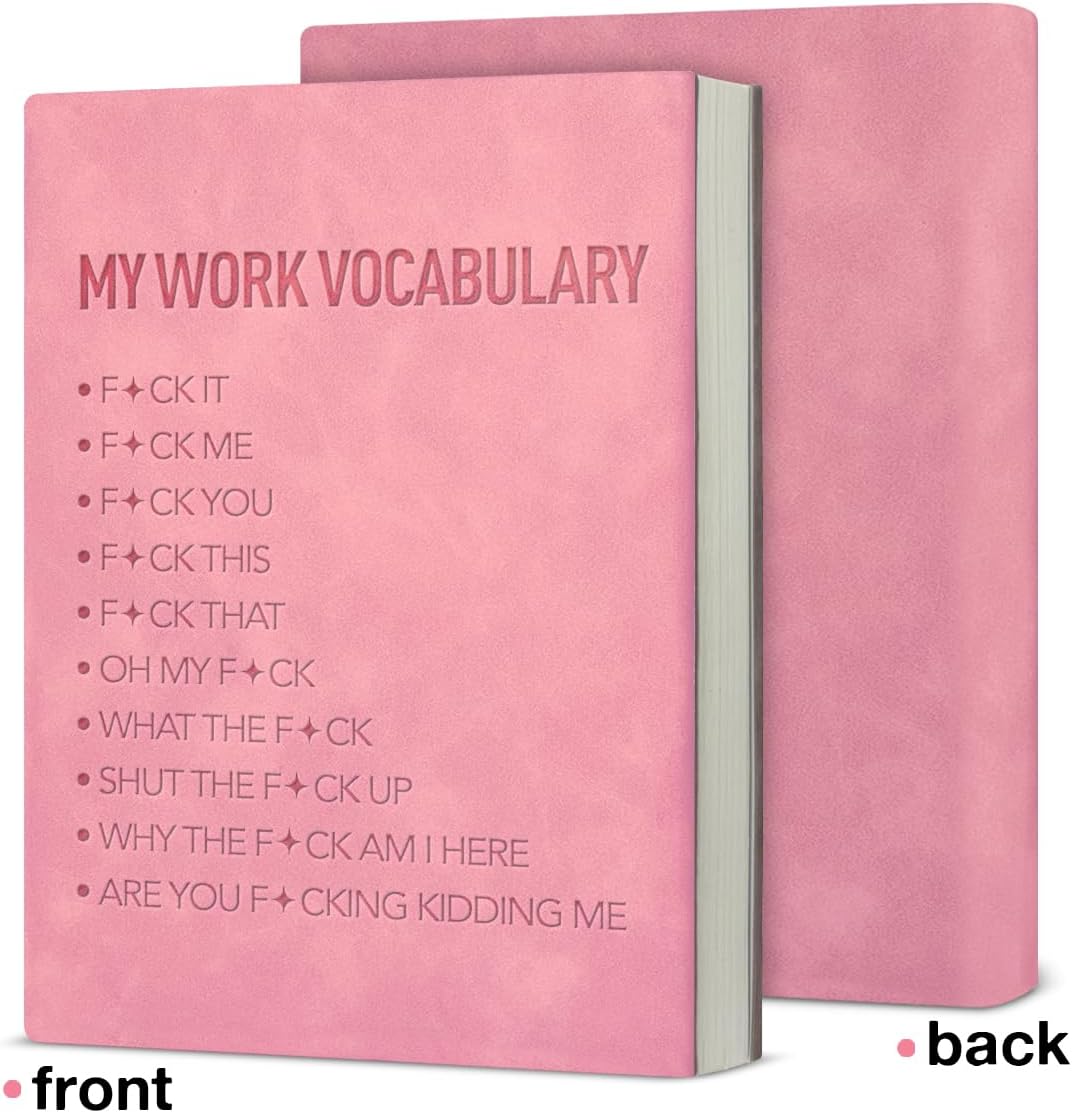 My Work Vocabulary – A5 Soft-Touch Faux Leather Notebook