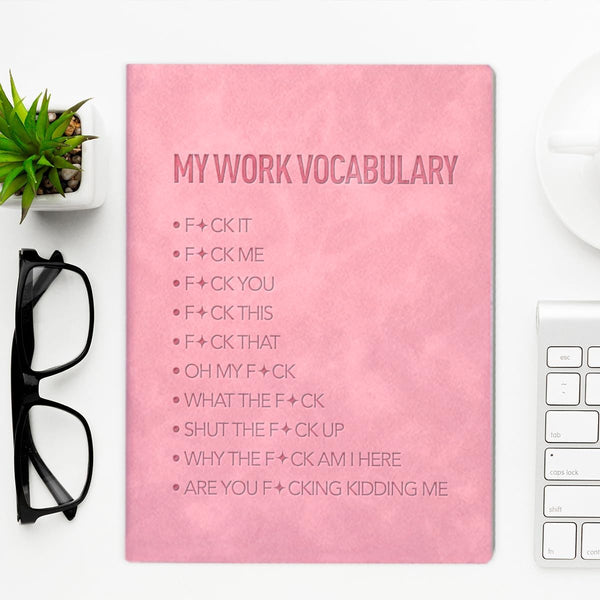My Work Vocabulary – A5 Soft-Touch Faux Leather Notebook