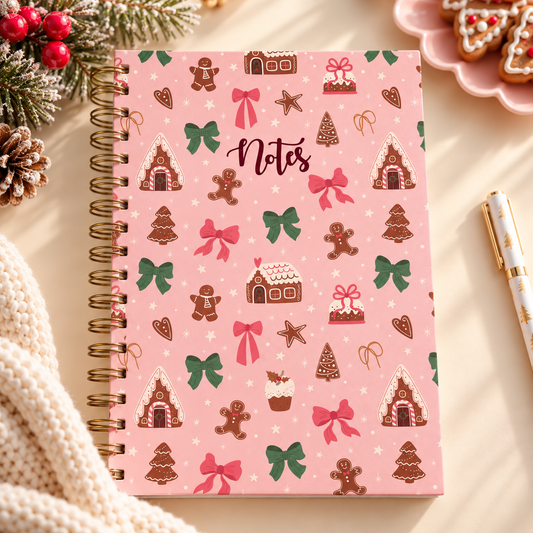 Gingerbread House – B5 Spiral Notebook