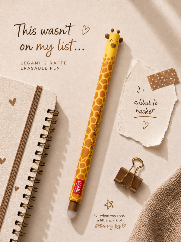 Legami Collectable Erasable Gel Pen
