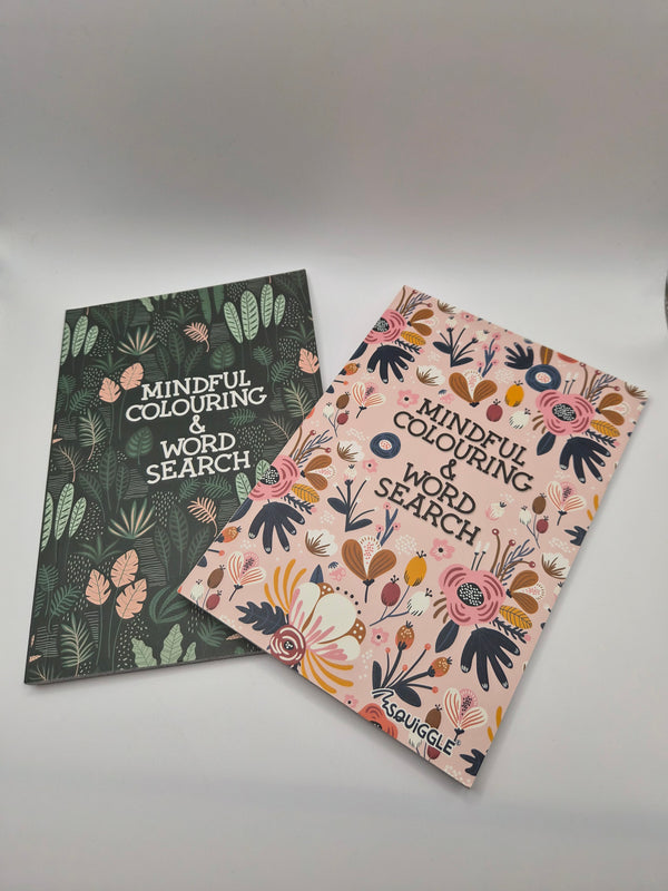 Mindful Colouring & Word Search Book