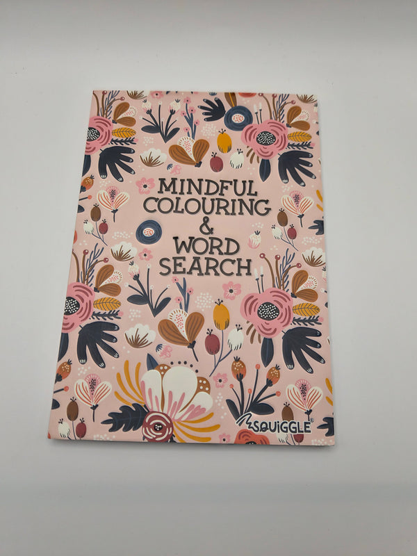 Mindful Colouring & Word Search Book