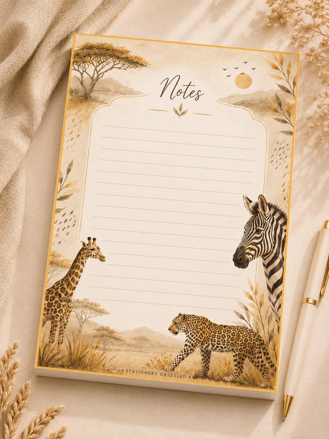 Safari Memo Pad