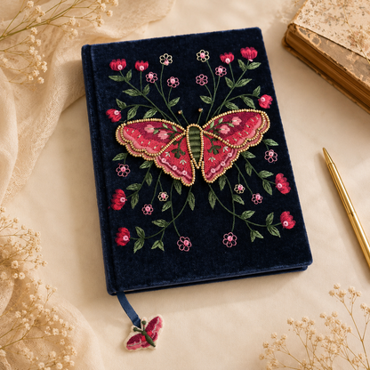 Velvet Butterfly Notebook cover