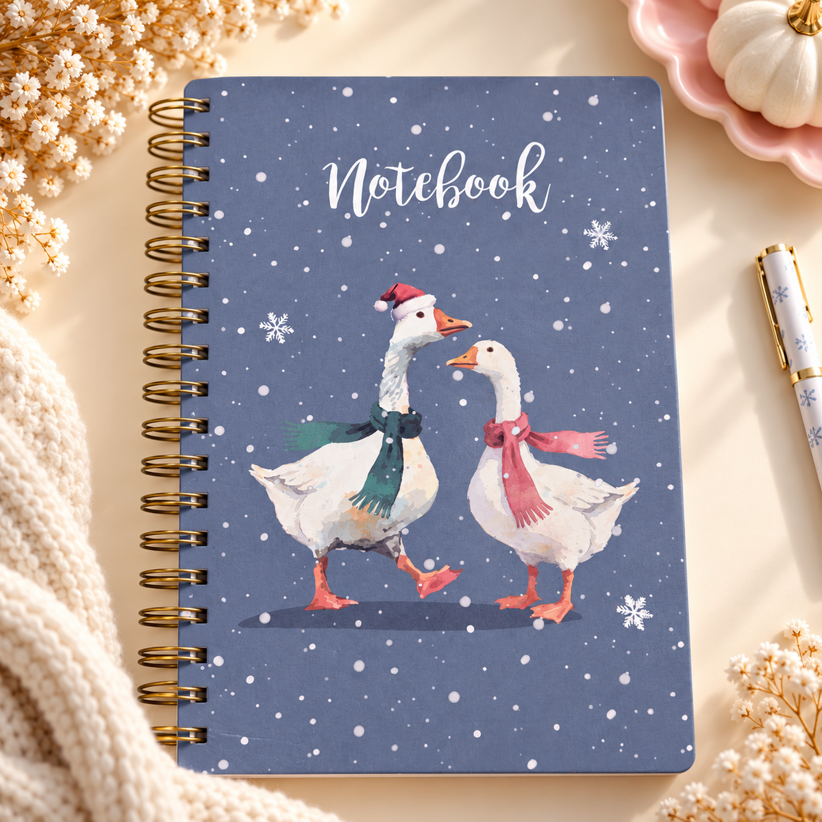 A Winter’s Waddle – B5 Chunky Spiral Notebook